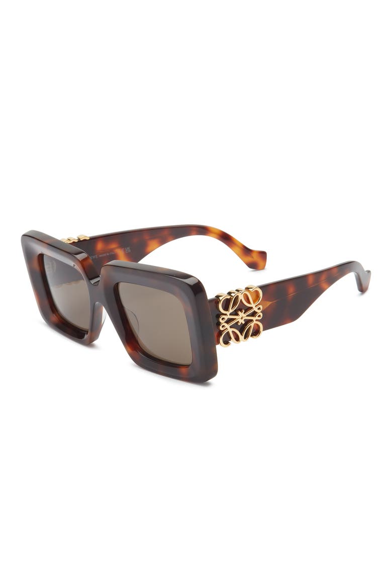 Anagram 51mm Square Sunglasses, Alternate, color, DARK HAVANA / BROWN
