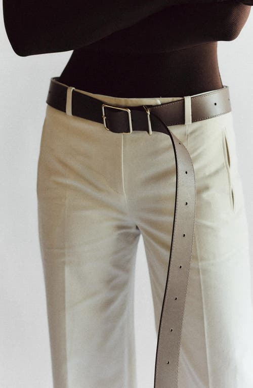 Janessa Leone Adjustable Leather & Metal Alloy Belt In Brown