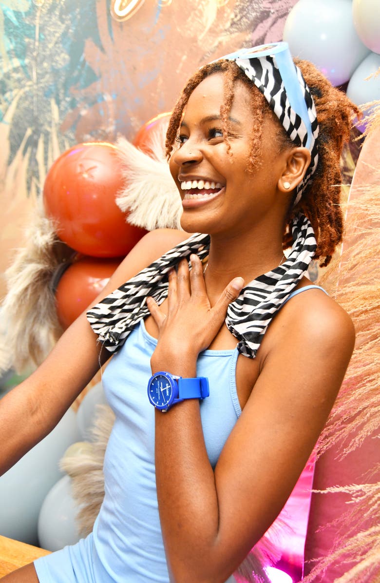 SPGBK Watches Bronco Silicone Strap Watch, 42mm, Alternate, color, 