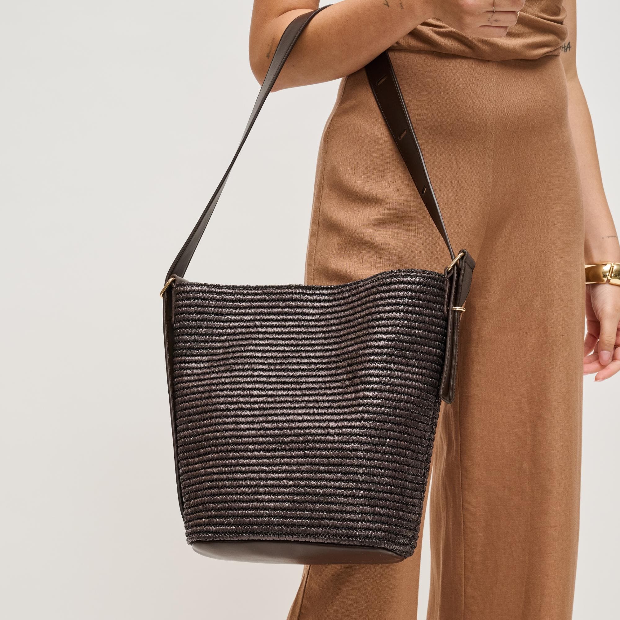 URBAN EXPRESSIONS HANDBAGS Alethea Hobo, Main, color, Chocolate