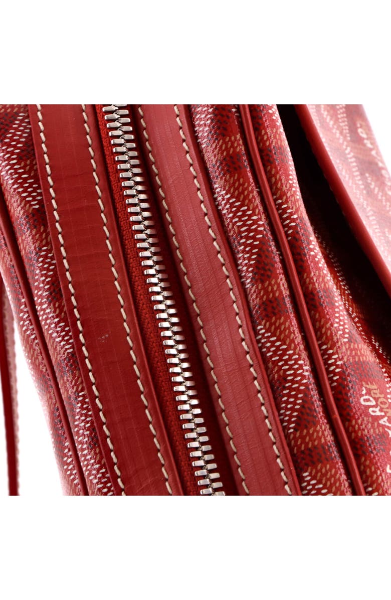 Pre-Owned Goyard Cap Vert Bag Coated Canvas, Alternate, color, Red