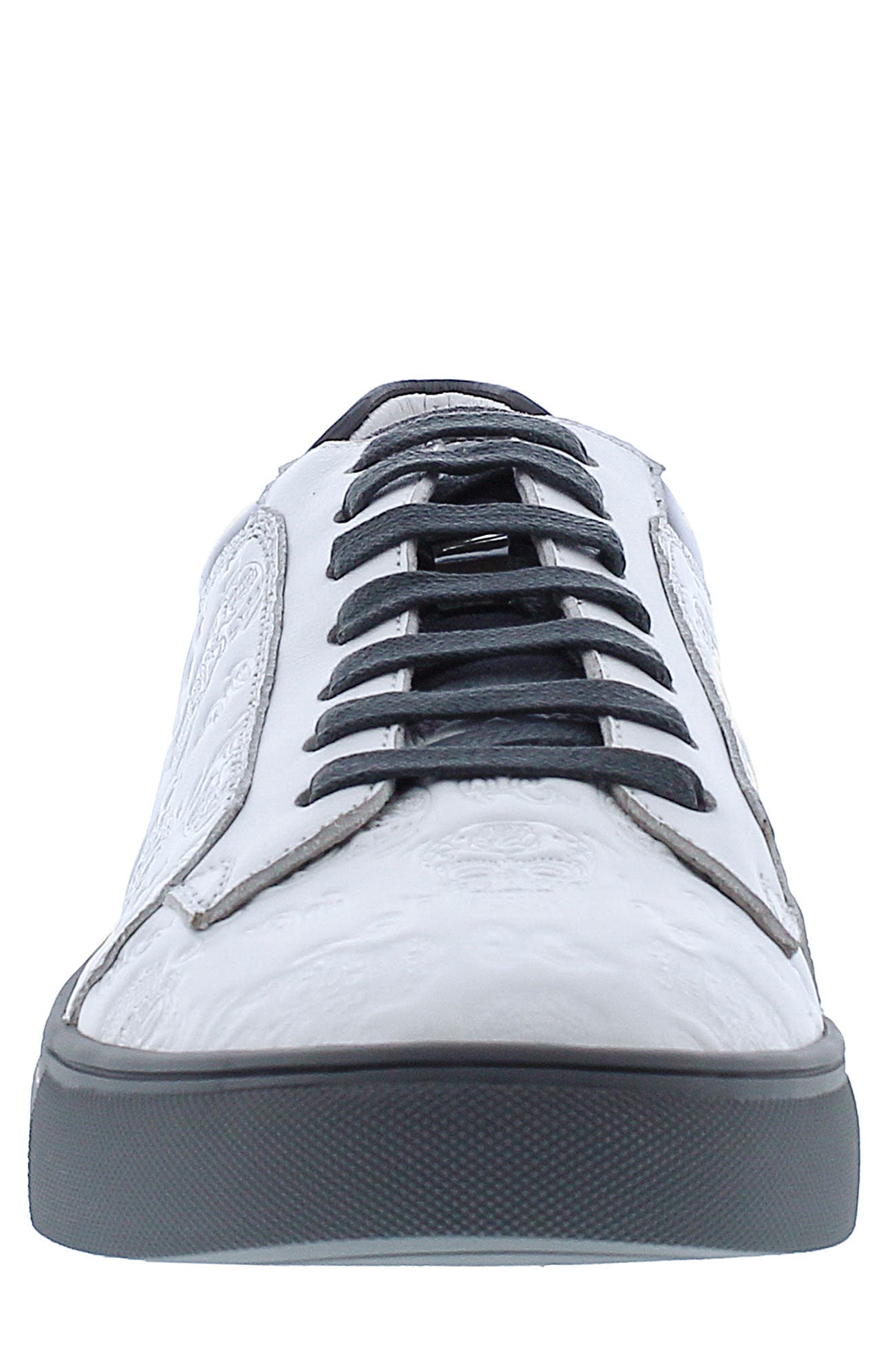 Robert Graham Skull Sneaker, Alternate, color, 