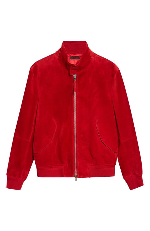 Suede Harrington Jacket