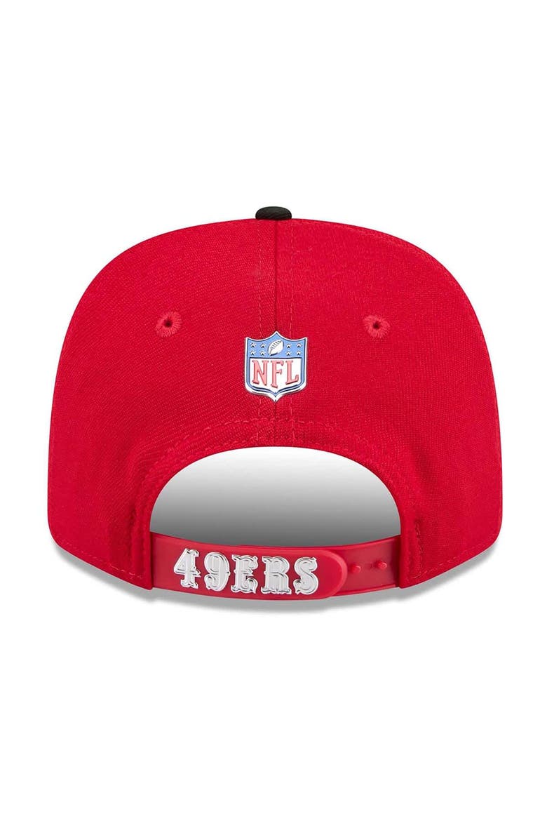 Men's New Era  Scarlet/Black San Francisco 49ers 2026 NFL Draft 9SEVENTY Adjustable Hat, Alternate, color, Scarlet