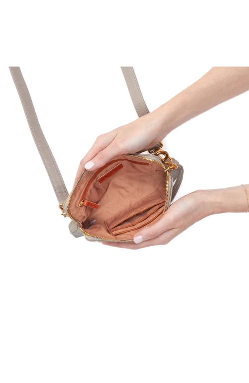 Hobo Slim Fern Leather Belt Bag In Taupe
