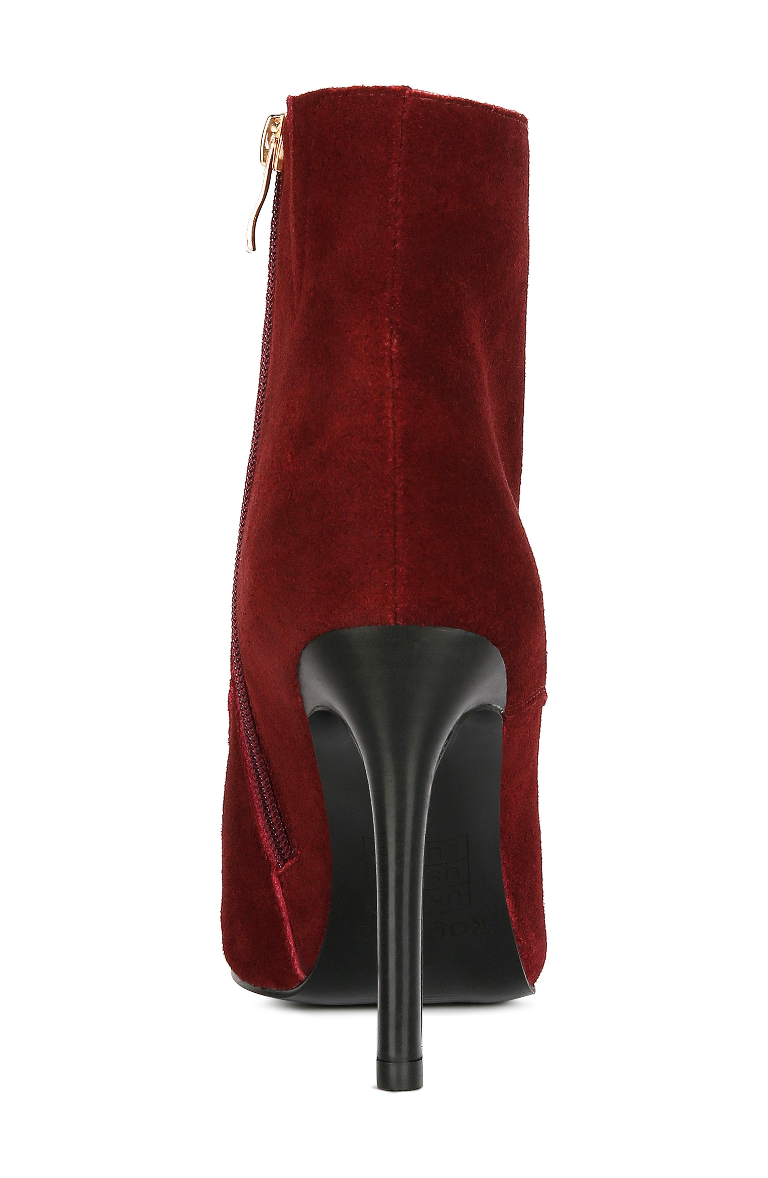 Rag & Co Sulfur Pointed Toe Boot, Alternate, color, Burgundy