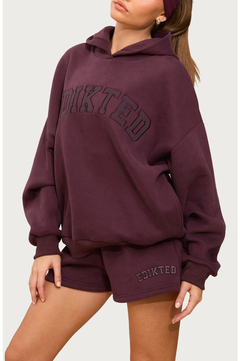 Logo Hoodie, Alternate, color, PLUM