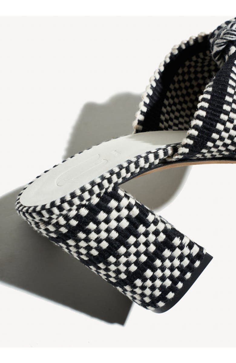 Amambaih Sol Heel Mules, Alternate, color, Ivory Black