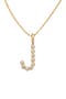  Gold Vermeil Initial J