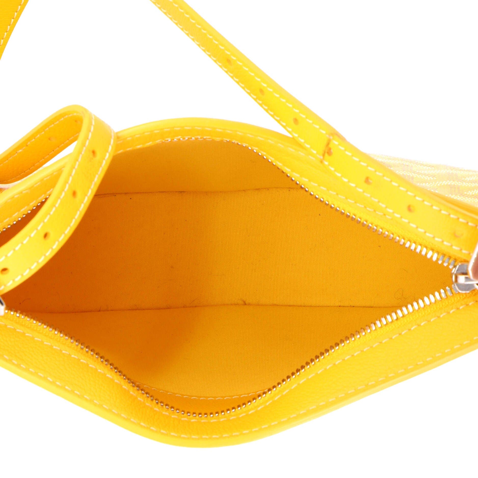 Pre-Owned Goyard Hirondelle Shoulder Bag Coated Canvas and Leather, Alternate, color, Orange