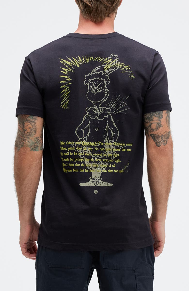 Stance North of Whoville Holiday Grinch Cotton Graphic T-Shirt, Alternate, color, 