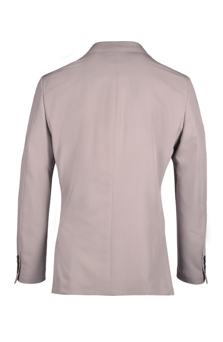 SAVILE ROW CO Tan Notch Lapel Slim Fit Stretch Fabric Suit, Alternate, color, 