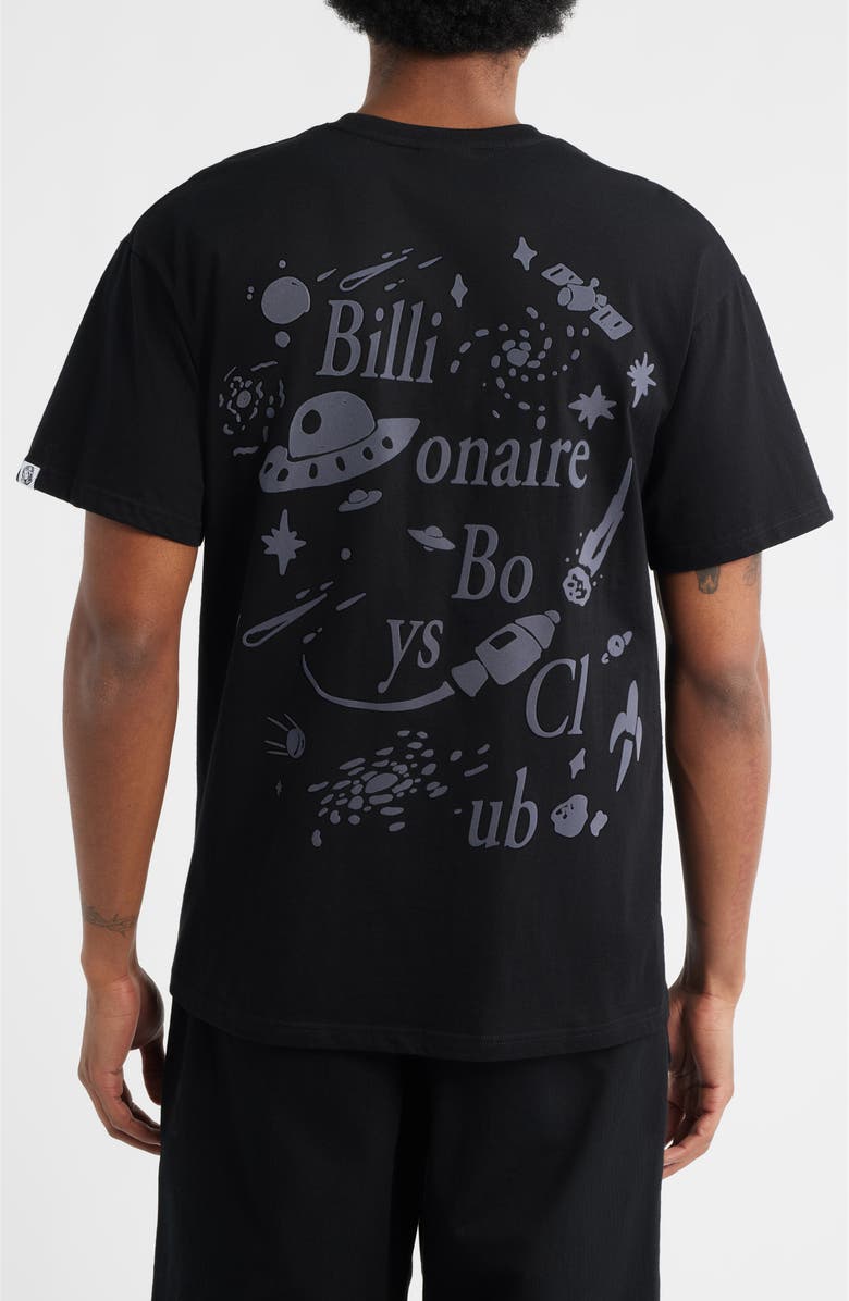 Billionaire Boys Club Solar System Short Sleeve Graphic T-Shirt, Alternate, color, Black