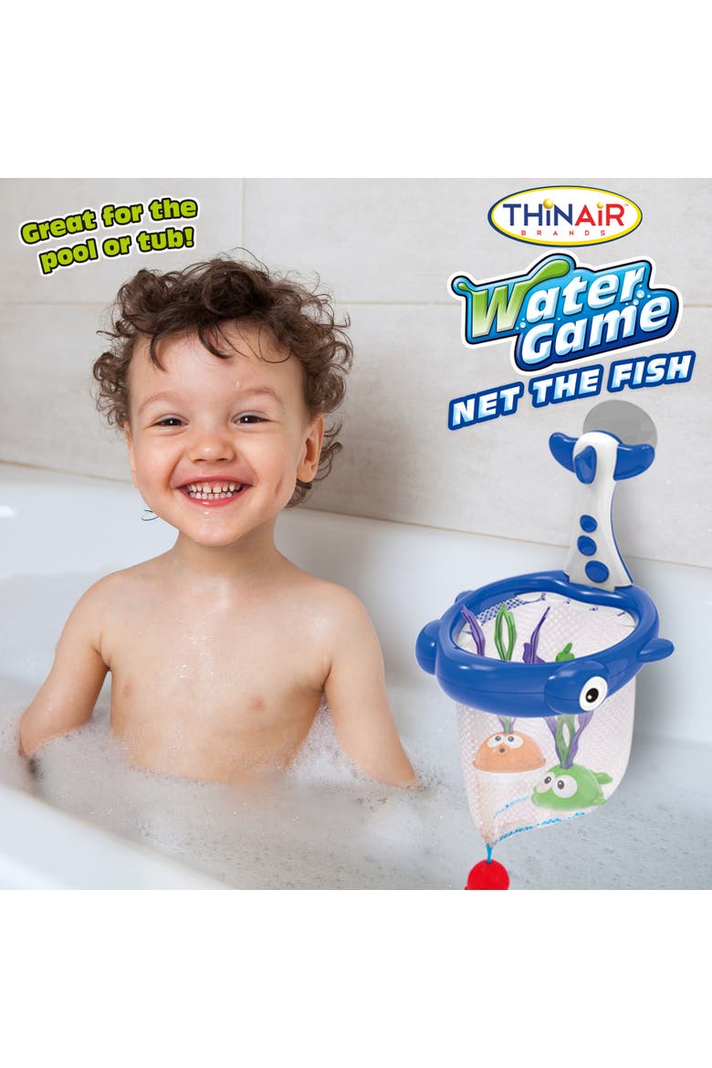 Net The Fish Water Game, Shark Net, 3 Fish, Bath & Pool Toy 3+, Alternate, color, Multicolored