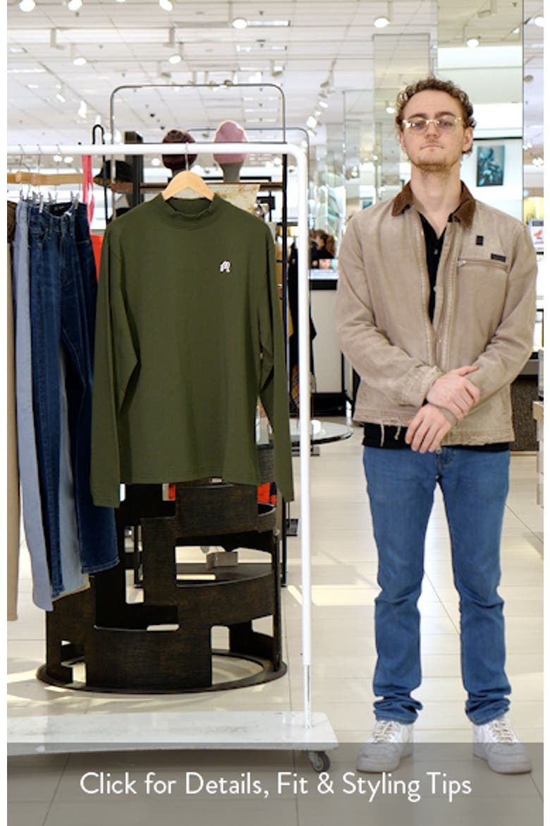 Upland Mock Neck Cotton T-Shirt video