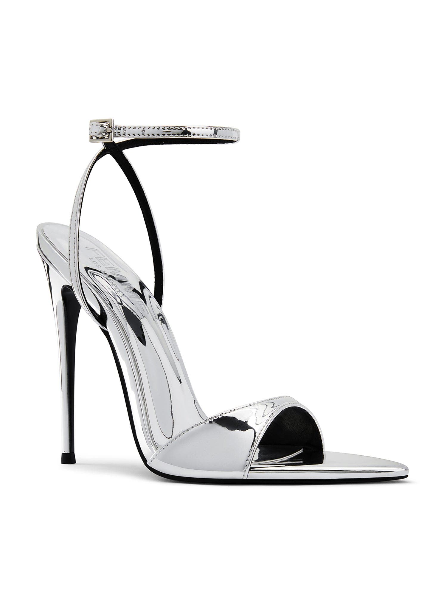 FEMME GG Heel Sandal, Alternate, color, Silver