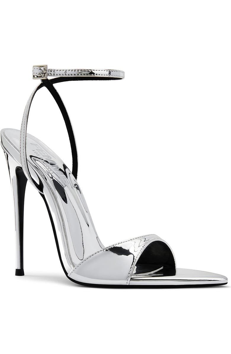 FEMME GG Heel Sandal, Alternate, color, Silver