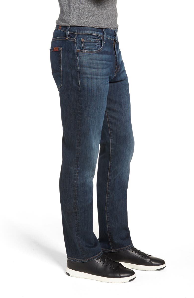 7 For All Mankind <sup>®</sup> Standard Luxe Performance Straight Leg Jeans, Alternate, color, 