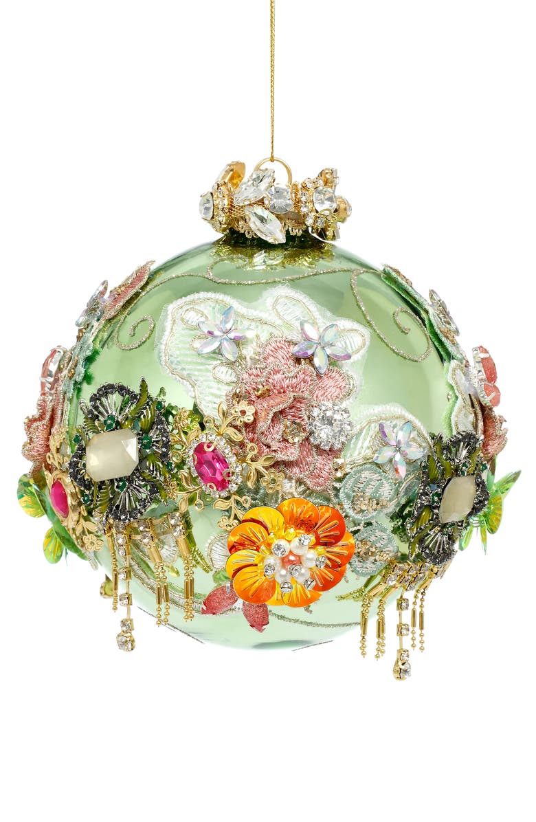 Mark Roberts Kings Jewel Ball Ornament, Mint, Main, color, Light Green