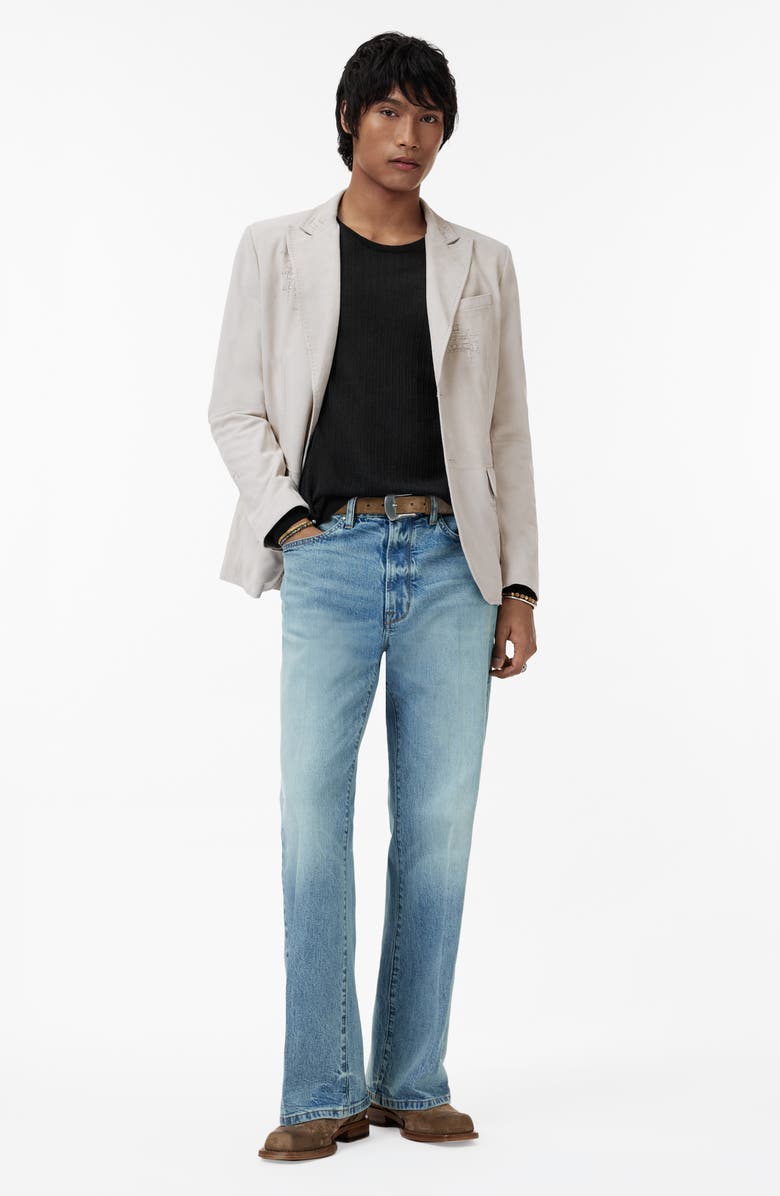 John Varvatos Esperia Textured Sweater, Alternate, color, Black