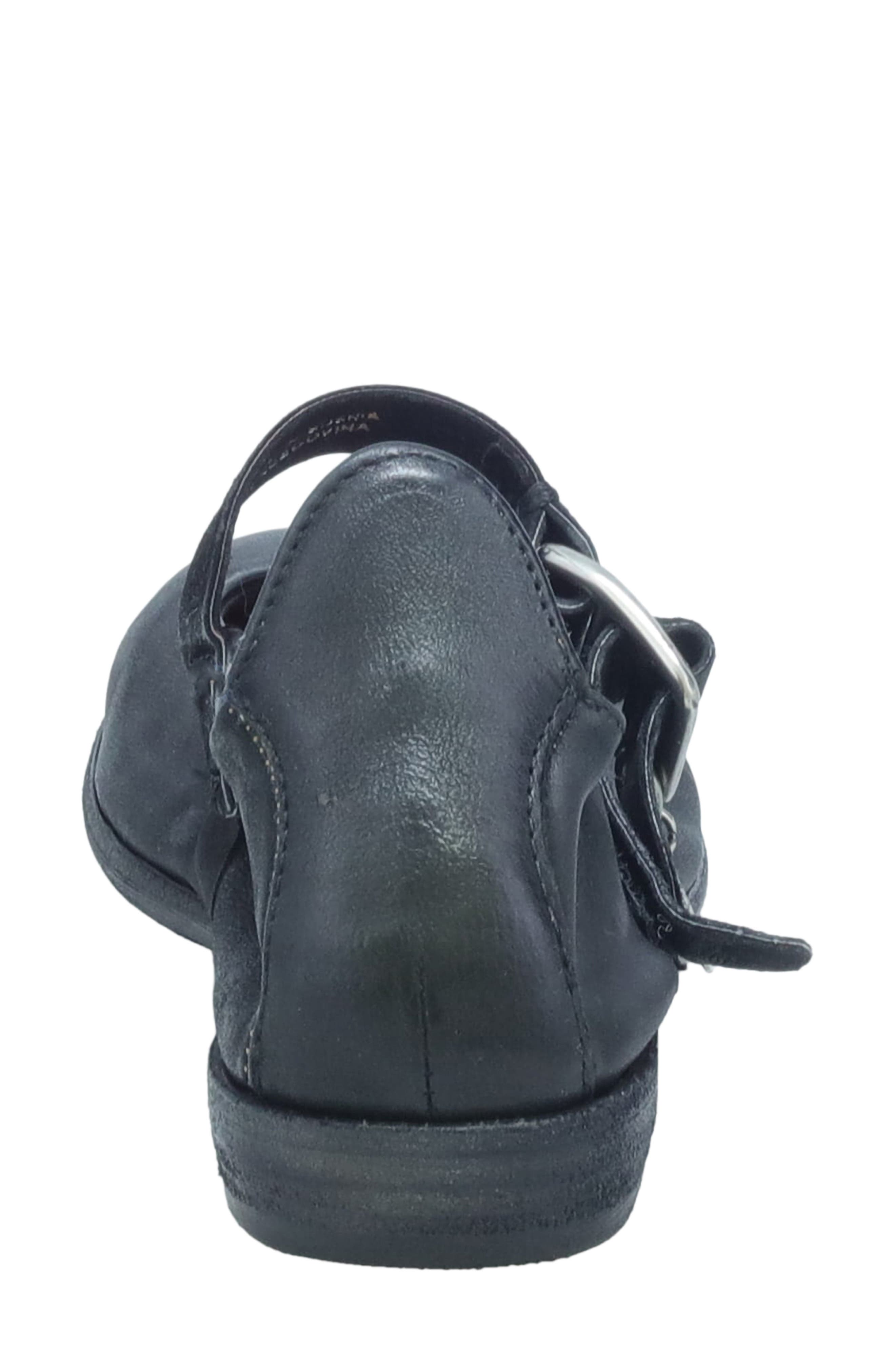 A.S.98 Zaine Mary Jane Flat, Alternate, color, Black