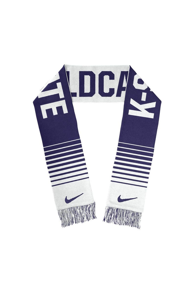 Nike Kansas State Wildcats Space Force Rivalry Scarf, Alternate, color, Purple
