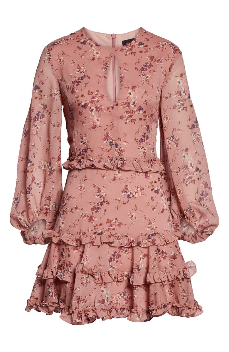 Bardot Frill Dress, Alternate, color,