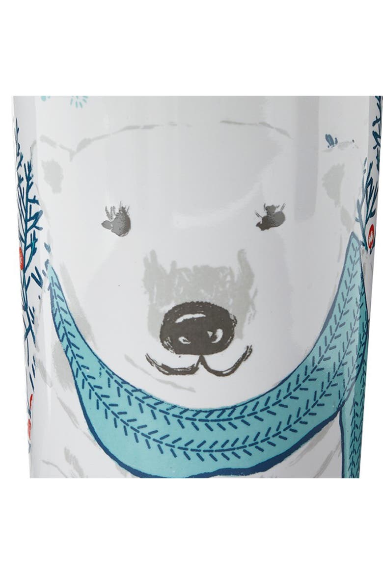 Alpine Bear Travel Mug Multicolor Ceramic Drinkware, Alternate, color, Multicolored