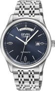 GEVRIL Excelsior Automatic Bracelet Watch, 42mm