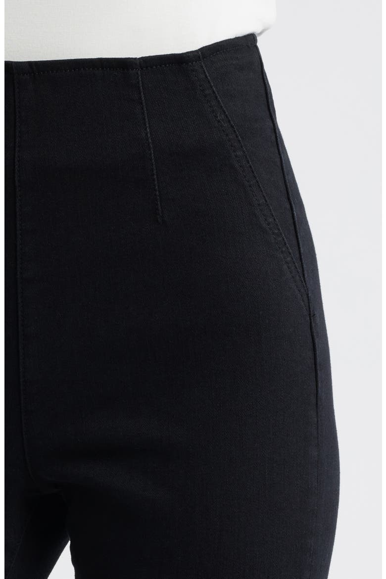 Beverly Off-Duty High Waist Flare Jeans, Alternate, color, ONYX