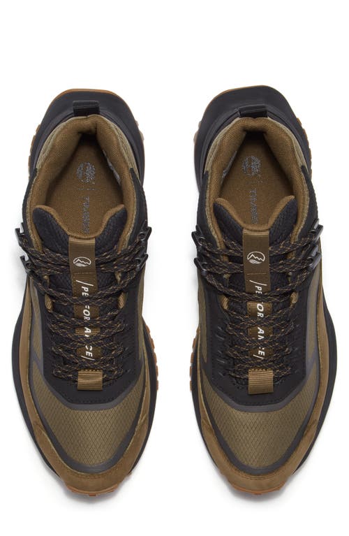 Timberland Motion Access Waterproof Sneaker In Olive Ripstop