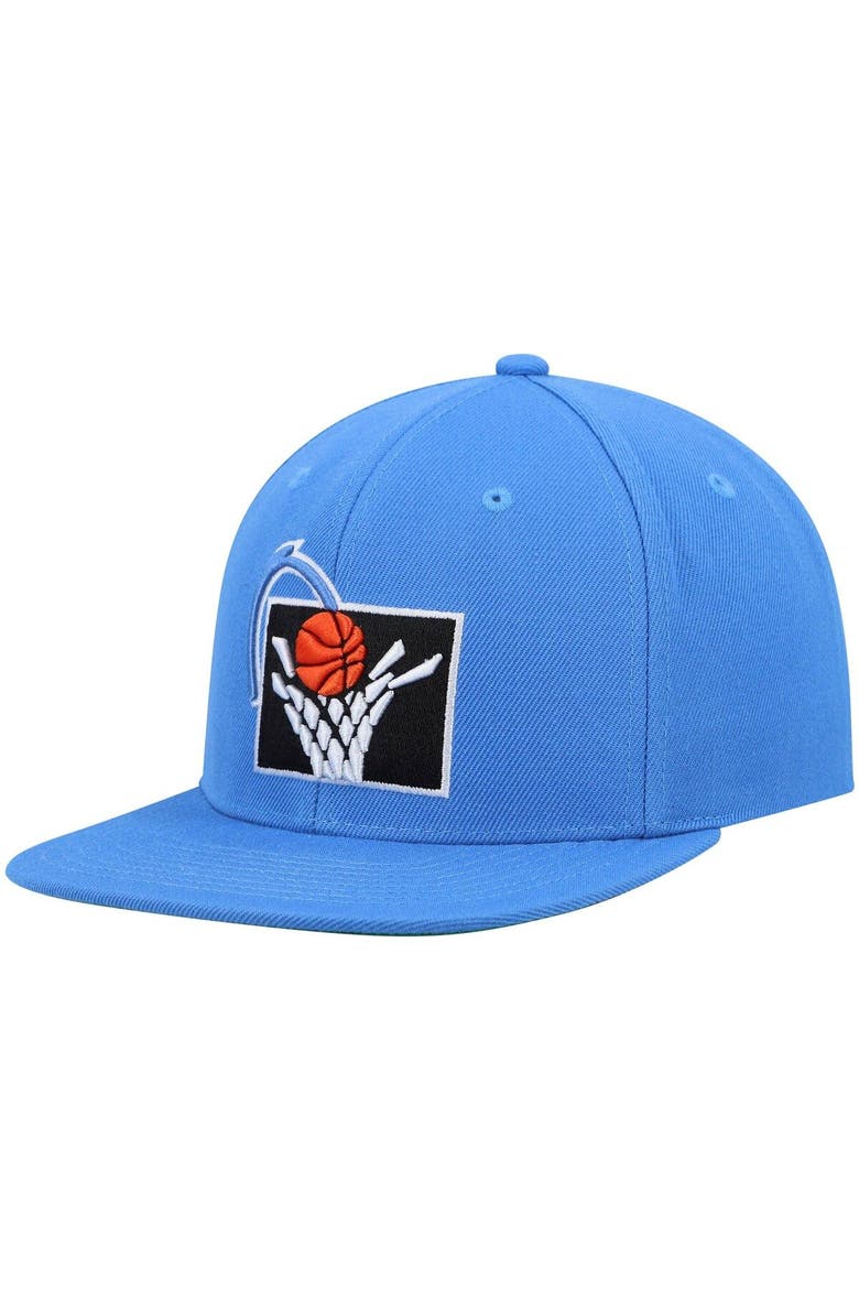 Men's Mitchell & Ness Blue Cleveland Cavaliers Hardwood Classics Team Ground 2.0 Snapback Hat, Main, color, Blue