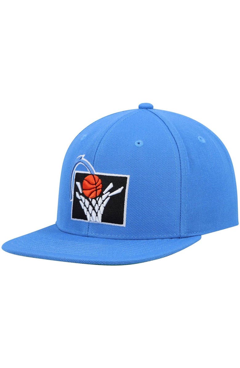 Mitchell & Ness Men's Mitchell & Ness Blue Cleveland Cavaliers Hardwood Classics Team Ground 2.0 Snapback Hat, Main, color, Blue