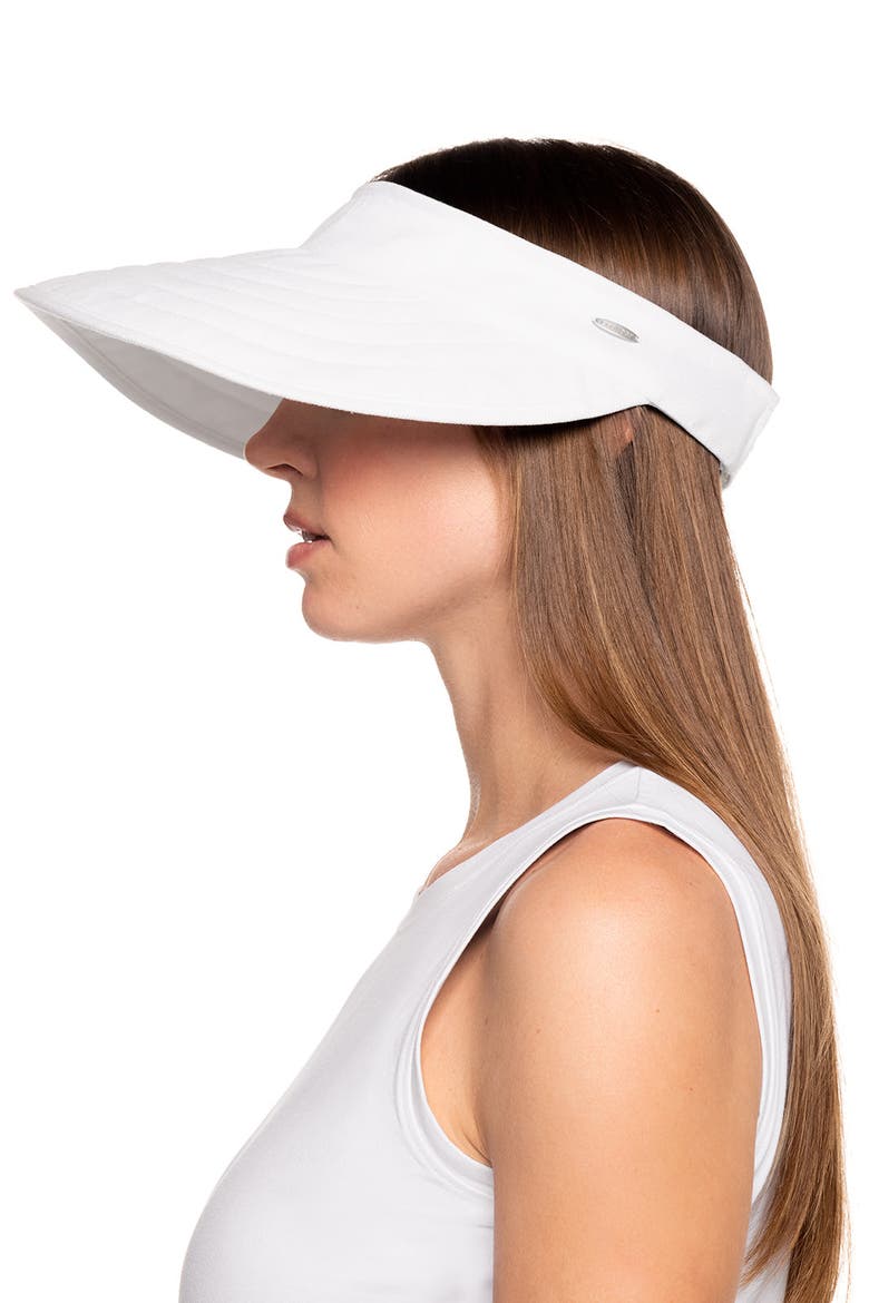 Women's Bel Aire Zip-Off Visor, UPF 50+ Sun Protection, Alternate, color, White