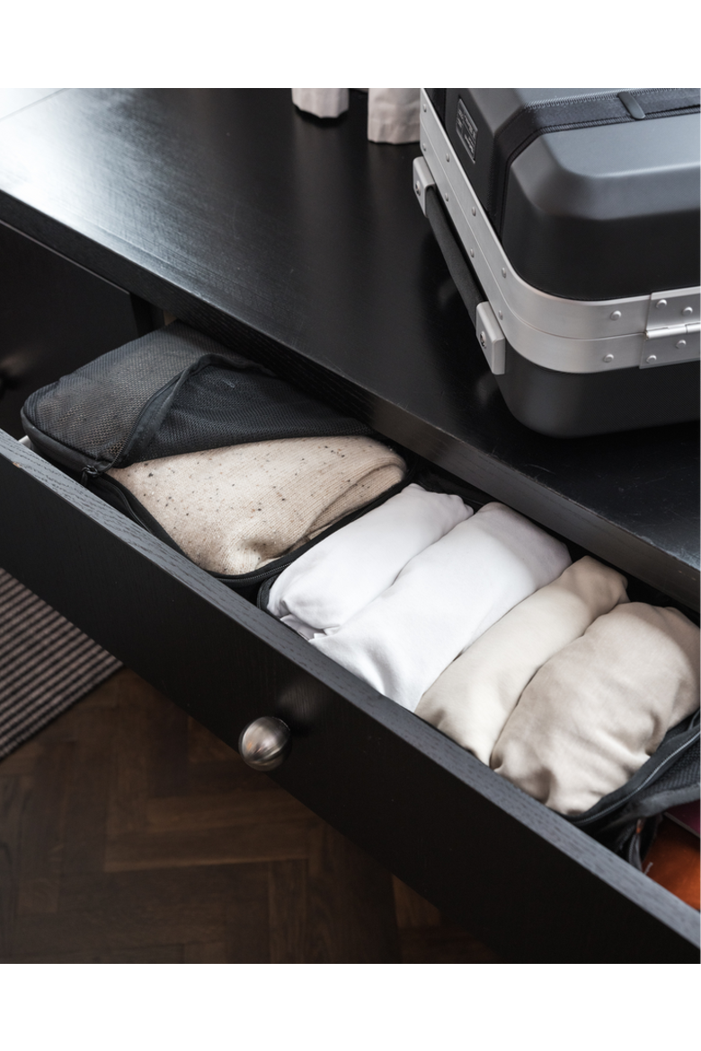 Essential Packing Cube, Alternate, color, Black Out