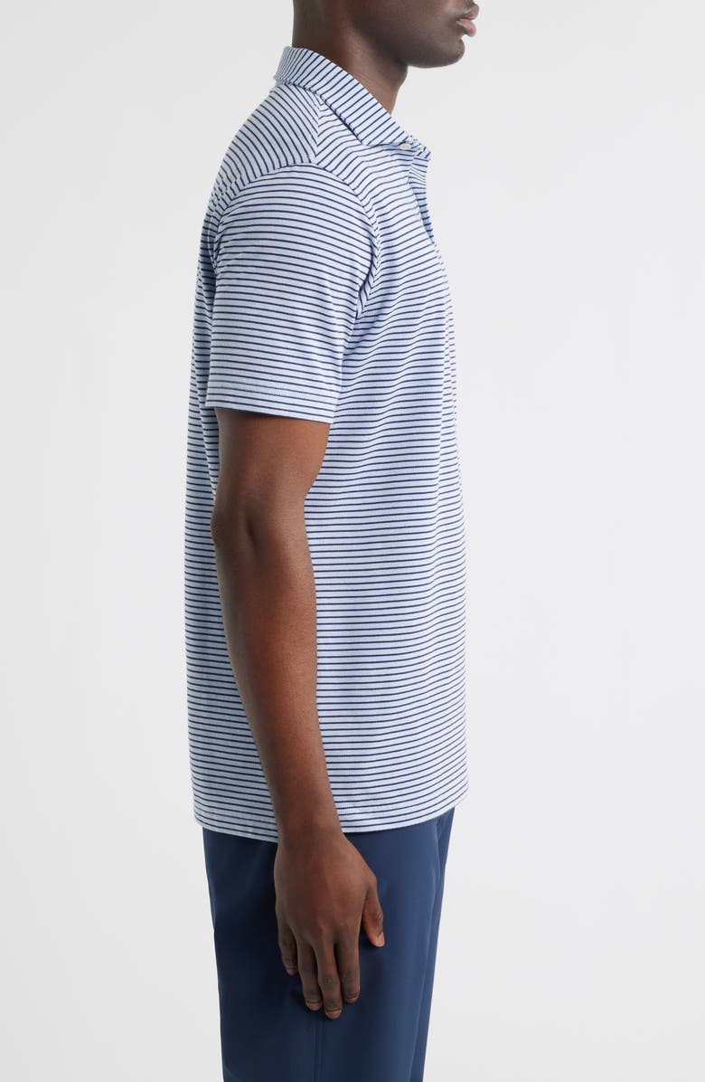 Peter Millar Crown Crafted Albatross Pima Cotton Blend Polo, Alternate, color, Dusk Blue