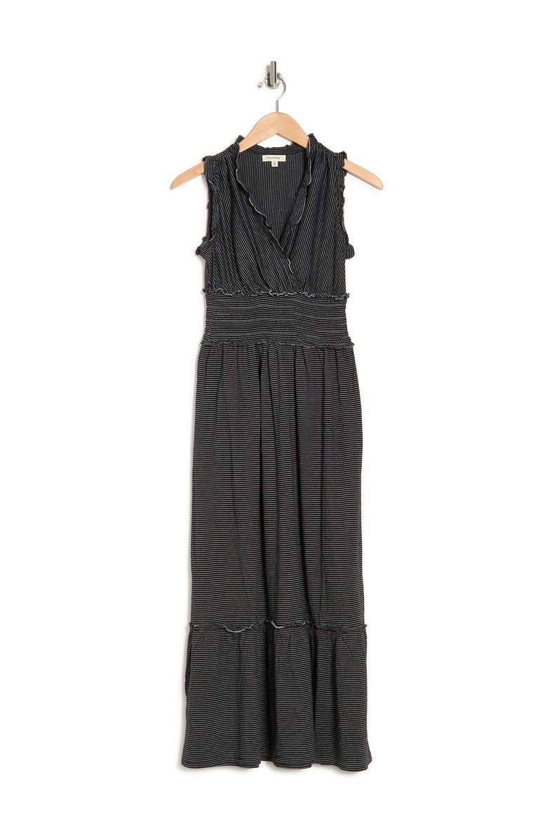 MAX STUDIO Textured Knit Ruffle Midi Dress, Alternate, color, 