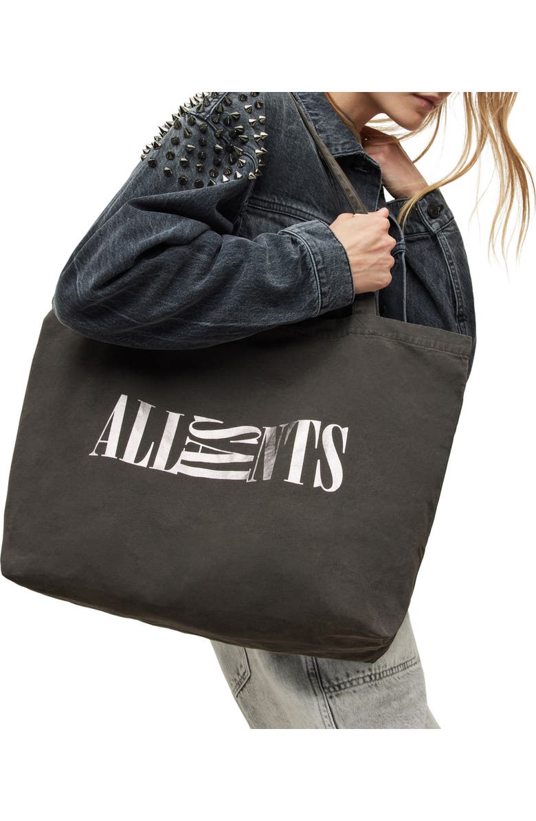 AllSaints Oppose Shopper Tote, Alternate, color,