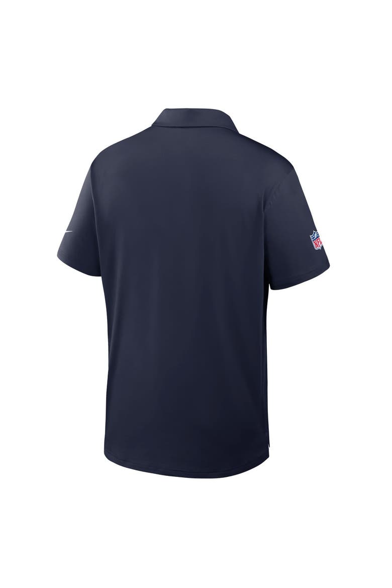 Men's Nike Navy Dallas Cowboys Sideline Powerful Blocking Dri-FIT Tour Polo, Alternate, color, Navy