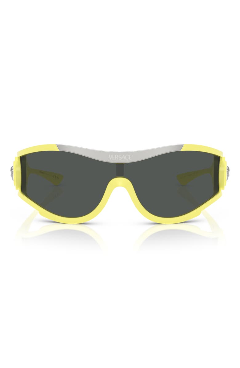Versace 180mm Irregular Sunglasses, Main, color, Yellow