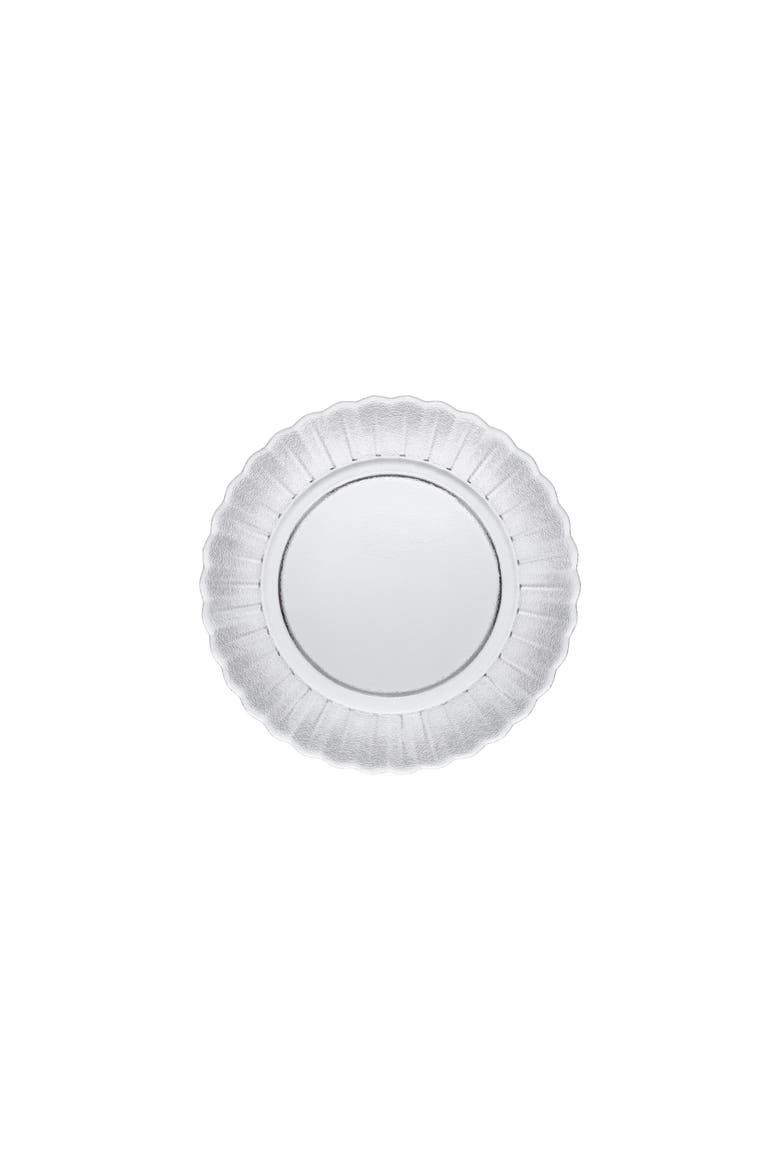 Cristal Set/6 glass salad plates, Main, color, Clear