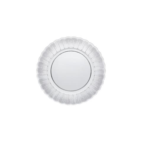 Cristal Set/6 glass salad plates