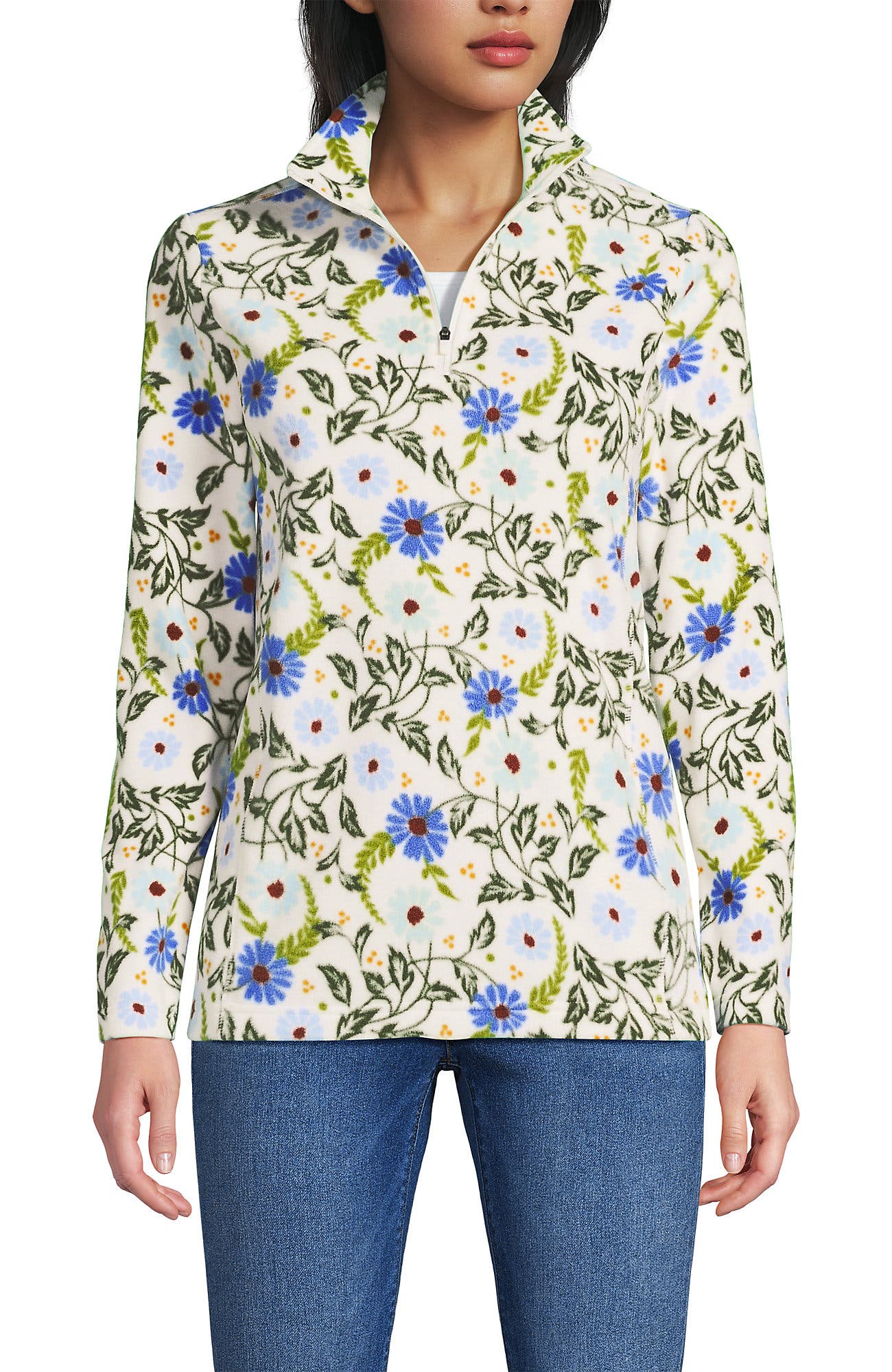 Blue Allover Floral