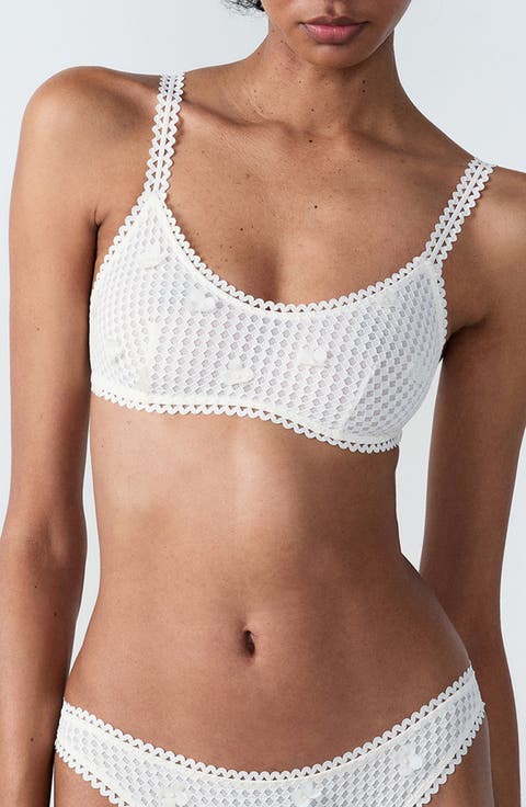 Jasmin Brassiere Embroidered Tulle Bralette
