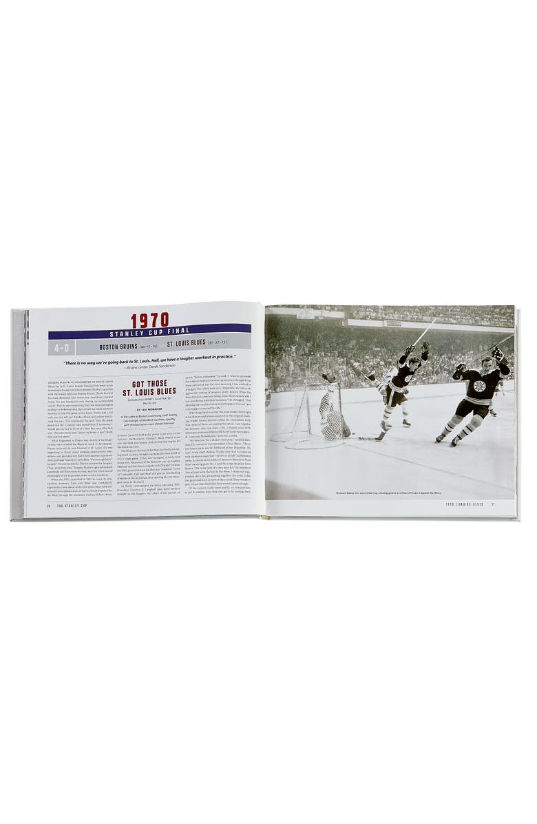 Graphic Image The Stanley Cup A History of Hockey's Greatest Prize from the Pages of Sports Illustrated Leather Edition, Alternate, color, Cloud