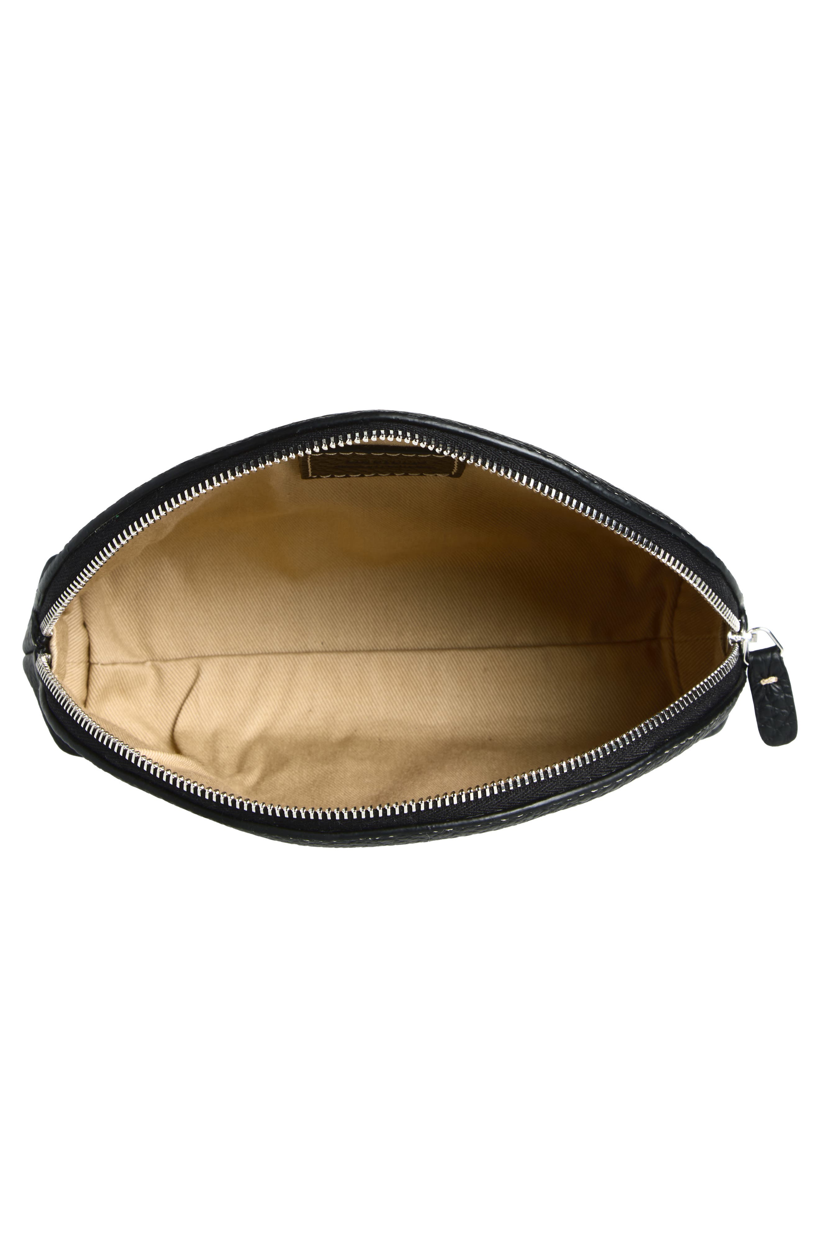 Lié Studio The Nancy Pouch, Alternate, color, Black Grosgrain