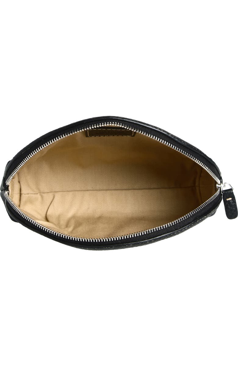 Lié Studio The Nancy Pouch, Alternate, color, Black Grosgrain