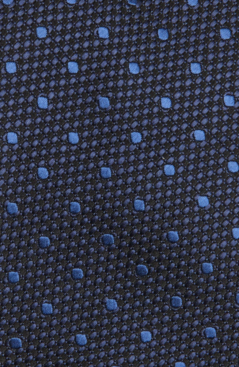 TOM FORD Tonal Microdot Silk Tie, Alternate, color, Marine Blue
