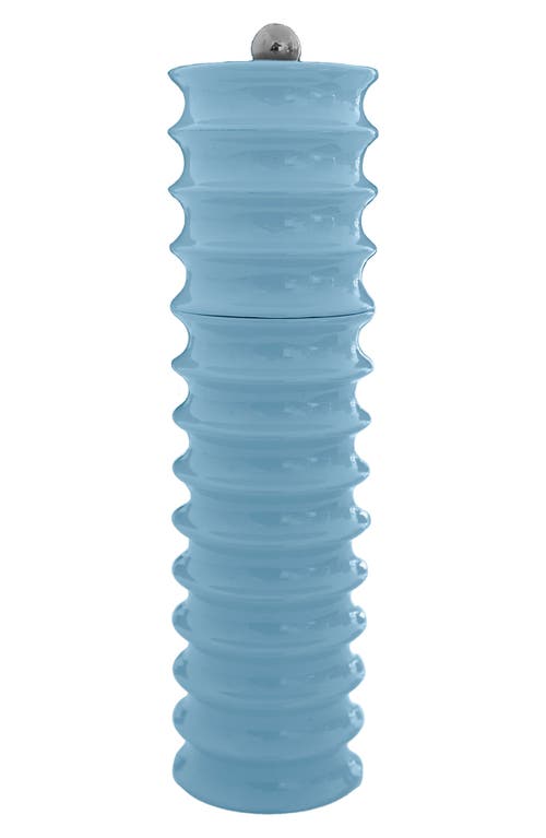 Addison Ross London Twister Lacquer Wood Mill In Periwinkle