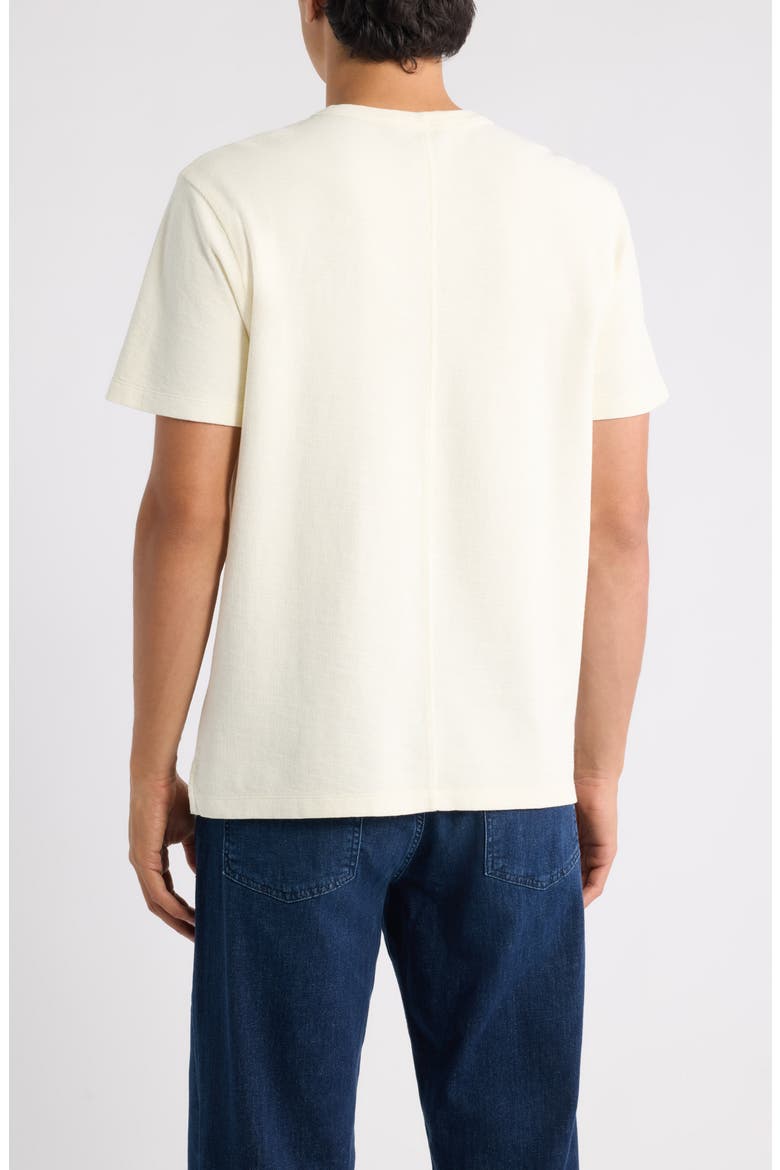 Solid Cotton Blend Crewneck T-Shirt, Alternate, color, EGRET